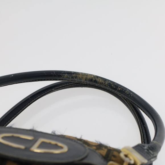 Christian Dior Trotter Canvas Hand Bag Navy Auth rd5259 - Picture 8 of 16